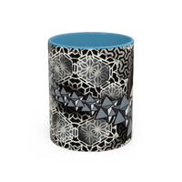 Sacred Geometry Accent Mug – Geometric Mandala