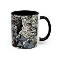 Sacred Geometry Accent Mug – Geometric Mandala