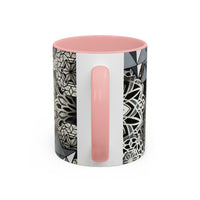 Sacred Geometry Accent Mug – Geometric Mandala