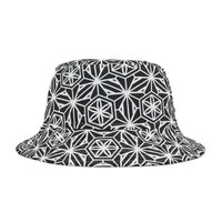 Sacred Geometry Bucket Hat – Asanoha Pattern