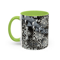 Sacred Geometry Accent Mug – Geometric Mandala