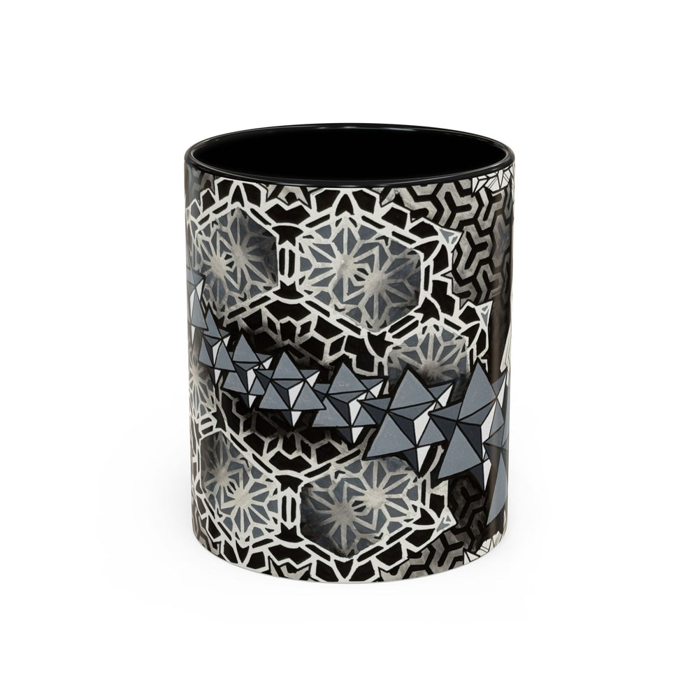 Sacred Geometry Accent Mug – Geometric Mandala