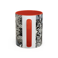 Sacred Geometry Accent Mug – Geometric Mandala