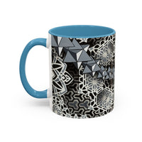 Sacred Geometry Accent Mug – Geometric Mandala