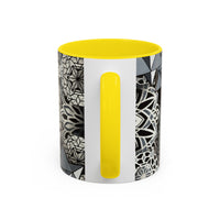 Sacred Geometry Accent Mug – Geometric Mandala