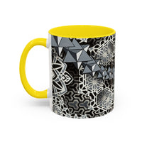 Sacred Geometry Accent Mug – Geometric Mandala