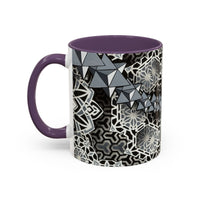 Sacred Geometry Accent Mug – Geometric Mandala