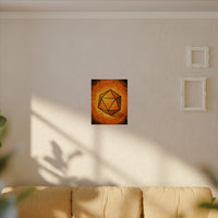 Radiant Icosahedron - Sacred Geometry Art Print