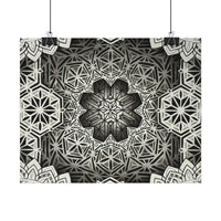 Crystalline Lattice – Sacred Geometry Art Print