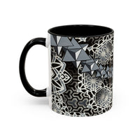 Sacred Geometry Accent Mug – Geometric Mandala