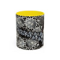 Sacred Geometry Accent Mug – Geometric Mandala