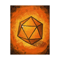 Radiant Icosahedron - Sacred Geometry Art Print