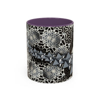 Sacred Geometry Accent Mug – Geometric Mandala