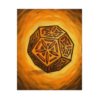 Cosmic Dodecahedron - Sacred Geometry Art Print
