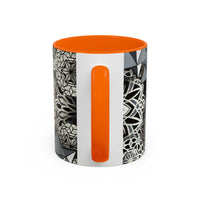 Sacred Geometry Accent Mug – Geometric Mandala