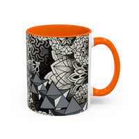 Sacred Geometry Accent Mug – Geometric Mandala