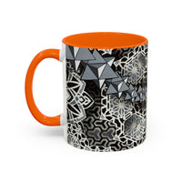 Sacred Geometry Accent Mug – Geometric Mandala