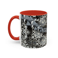 Sacred Geometry Accent Mug – Geometric Mandala