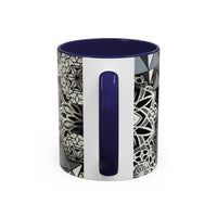Sacred Geometry Accent Mug – Geometric Mandala