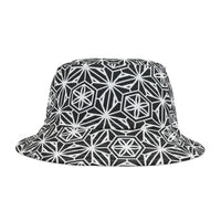 Sacred Geometry Bucket Hat – Asanoha Pattern