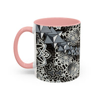 Sacred Geometry Accent Mug – Geometric Mandala