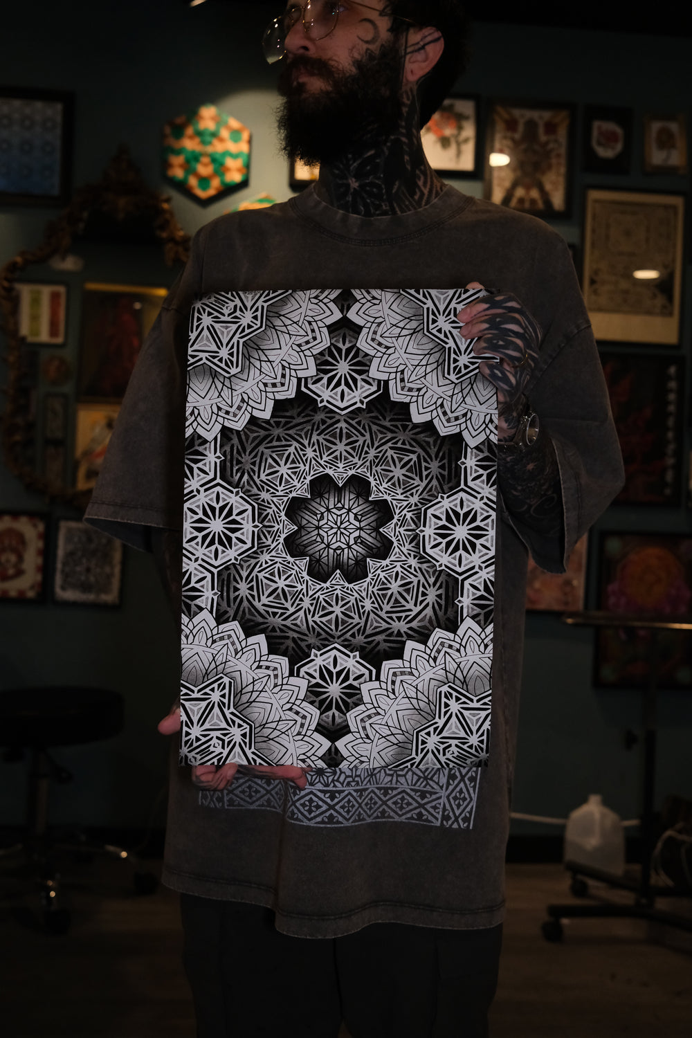 Gravity's Vortex – Sacred Geometry Art Print