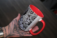 Sacred Geometry Accent Mug – Geometric Mandala