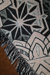 Sacred Geometry Woven Blanket – Mandala