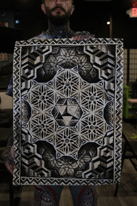 Merkaba Codex - Flower of Life Art Print
