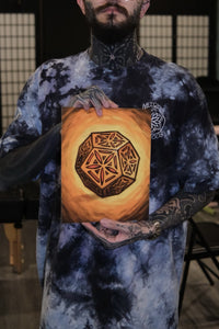 Cosmic Dodecahedron - Sacred Geometry Art Print