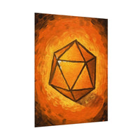 Radiant Icosahedron - Sacred Geometry Art Print
