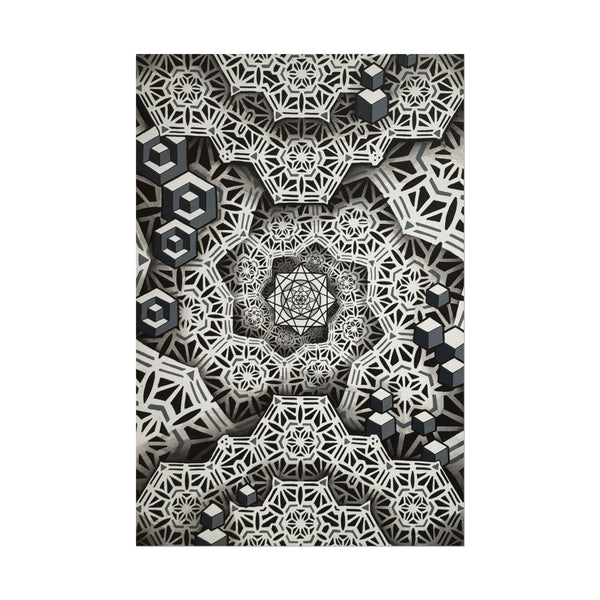 Crystalline Consciousness — Sacred Geometry Art Print