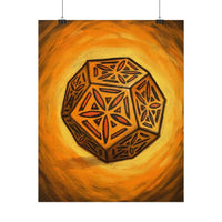 Cosmic Dodecahedron — Sacred Geometry Art Print