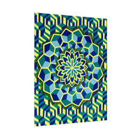 Quantum Garden - Vibrant Mandala Art Print