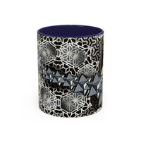 Sacred Geometry Accent Mug – Geometric Mandala