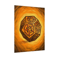Cosmic Dodecahedron — Sacred Geometry Art Print