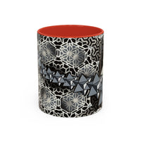 Sacred Geometry Accent Mug – Geometric Mandala