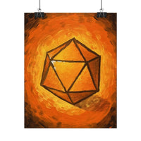 Radiant Icosahedron - Sacred Geometry Art Print
