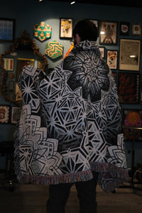 Sacred Geometry Woven Blanket – Mandala