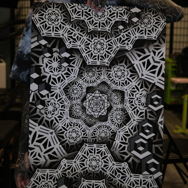 Crystalline Consciousness - Sacred Geometry Art Print