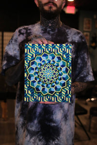 Quantum Garden - Vibrant Mandala Art Print